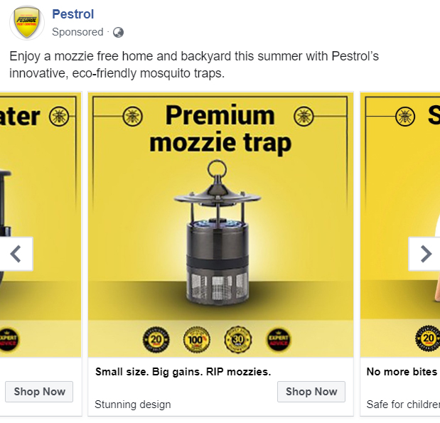 Pestrol Carousel Facebook Ad Card 3